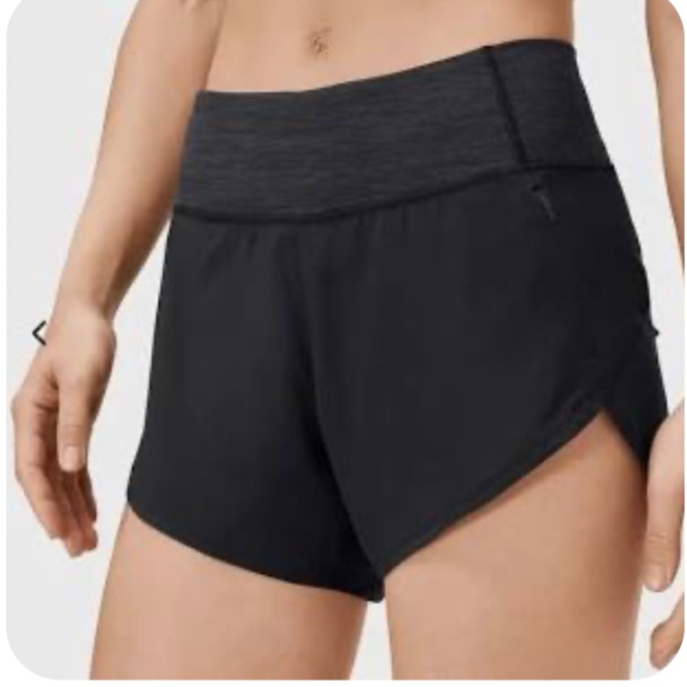 Outdoor voices black running shorts